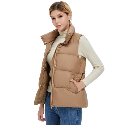 Winter down vest woman