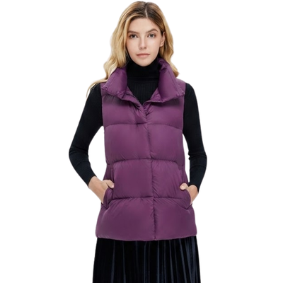 Winter down vest woman