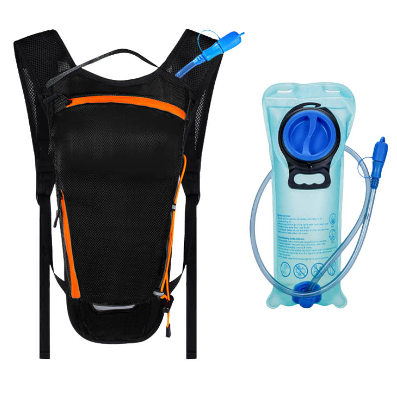 Running hydro pack with bladder