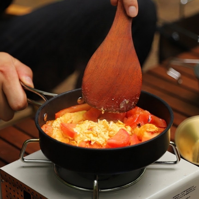 Portable pots and pans for camping