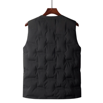 Military down vest black