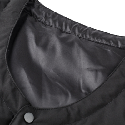 Military down vest black