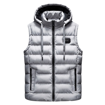 Hooded down vest