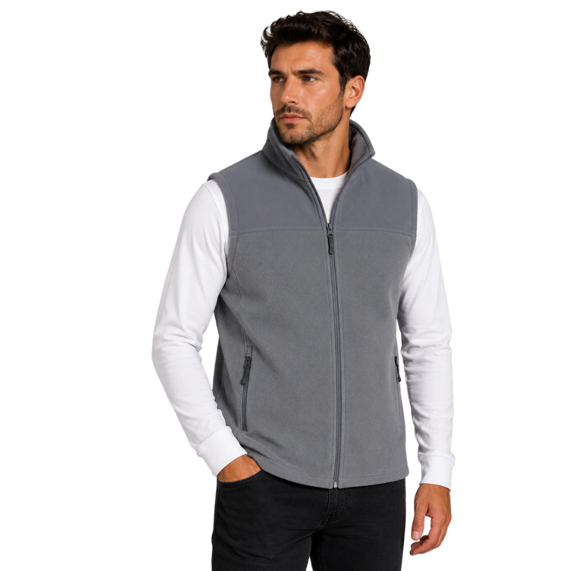 Mens fleece gilet soft