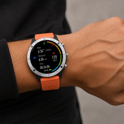 Waterproof gps watch