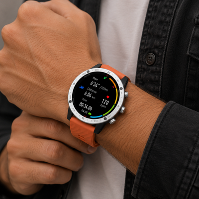 Waterproof gps watch