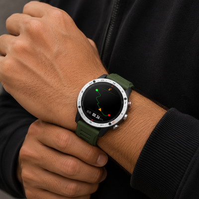 Waterproof gps watch