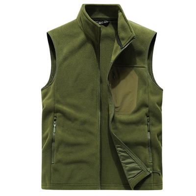 Mens fleece gilet full zip