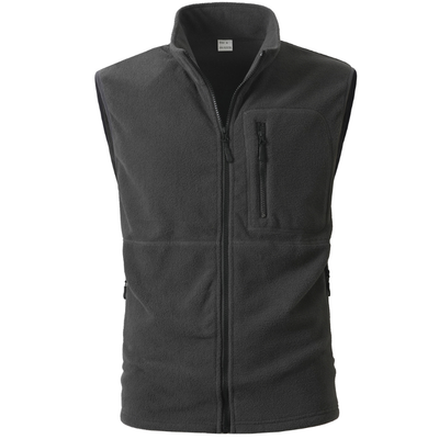 Mens fleece gilet zip up