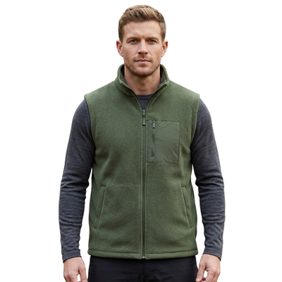 Mens fleece gilet windproof