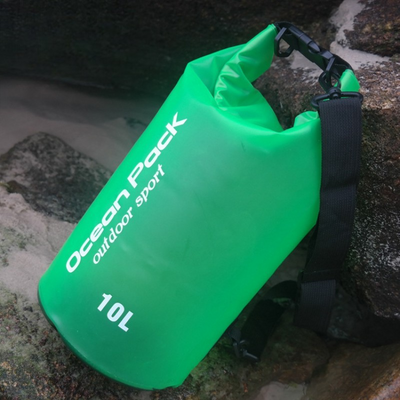 Drybag swimming