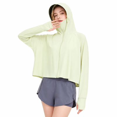 Sun protection hoodie women