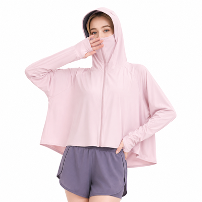 Sun protection hoodie women