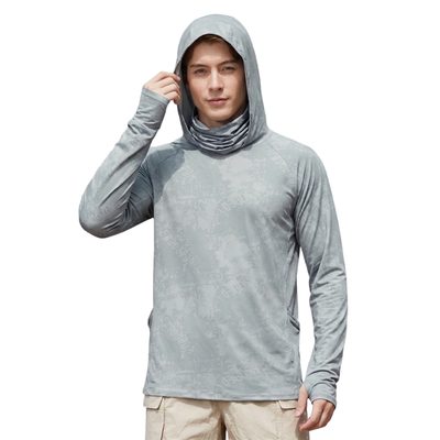 Sun hoodie with neck gaiter