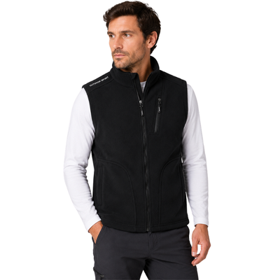Mens fleece gilet with pockets