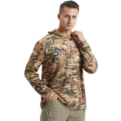 Camouflage sun hoodie