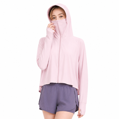 Sun protection hoodie women