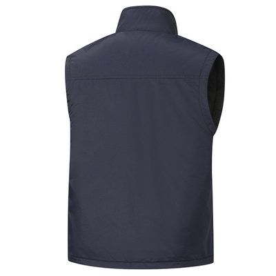 Fleece lined gilet mens