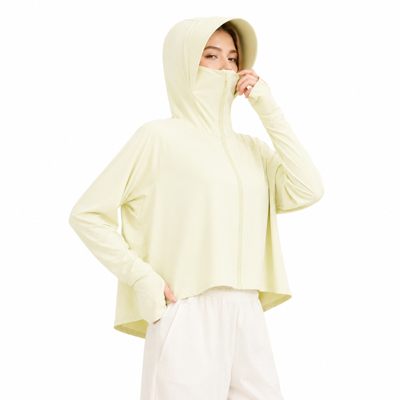 Sun protection hoodie women