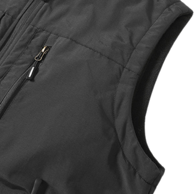Fleece lined gilet mens