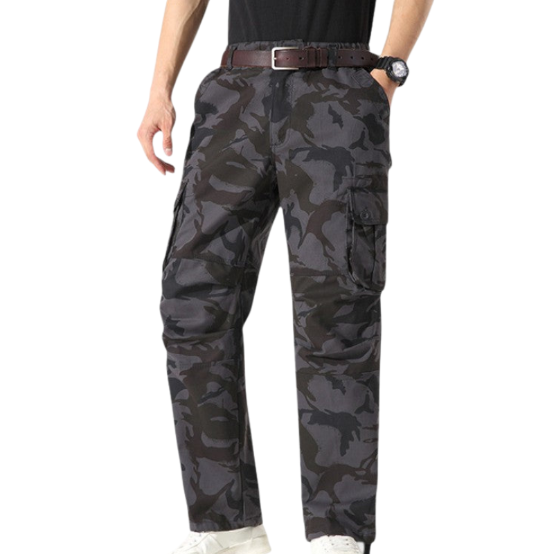 Camouflage combat trousers mens