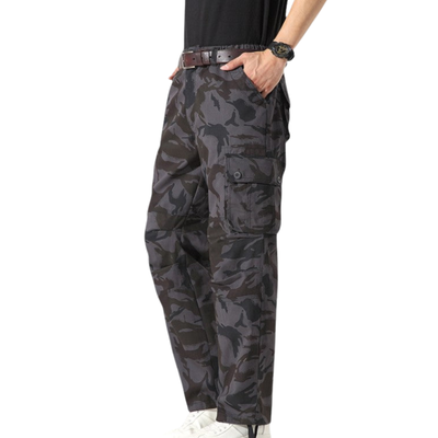 Camouflage combat trousers mens