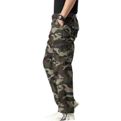 Camouflage combat trousers mens