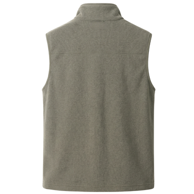 Mens fleece gilet three zipped pockets