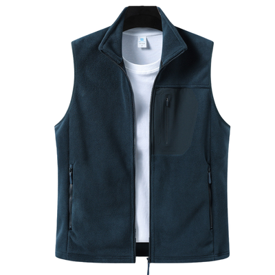 Mens fleece gilet full zip