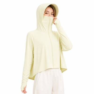 Sun protection hoodie women