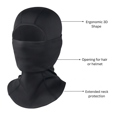 Full-face ski balaclava