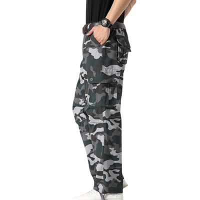 Camouflage combat trousers mens