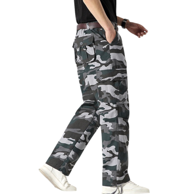 Camouflage combat trousers mens