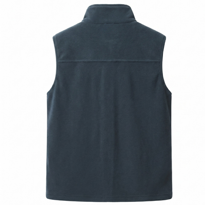 Mens fleece gilet three zipped pockets