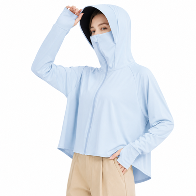 Sun protection hoodie women