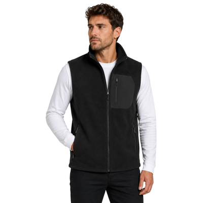 Mens fleece gilet full zip