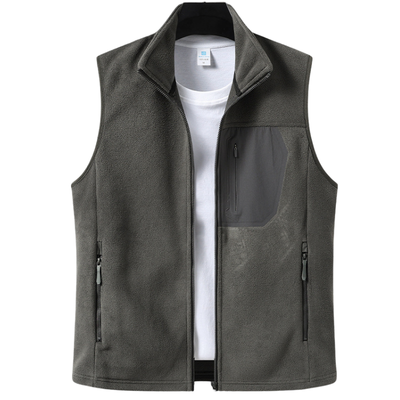 Mens fleece gilet full zip