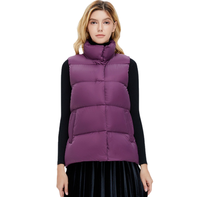 Winter down vest woman