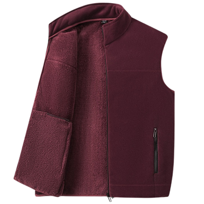 Mens fleece gilet warm