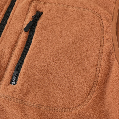 Mens fleece gilet zip up