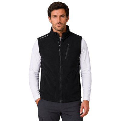 Mens fleece gilet with pockets