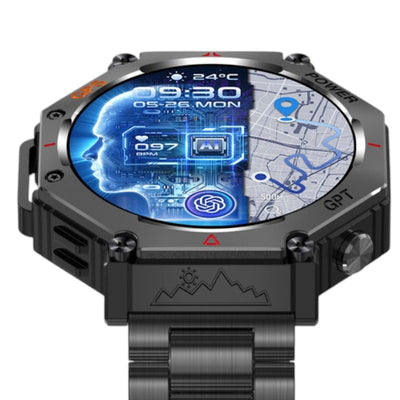 Shock resistant gps watch outdoor