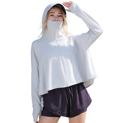 Sun protection hoodie women