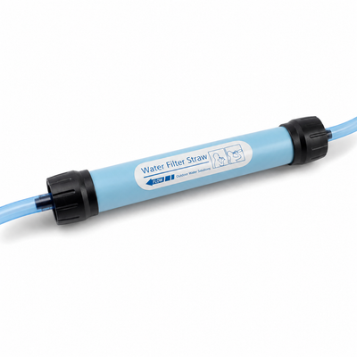 Gravity water filter hiking