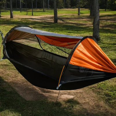 All weather hammock tent