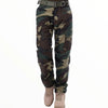 Army cargo camo combat military trousers