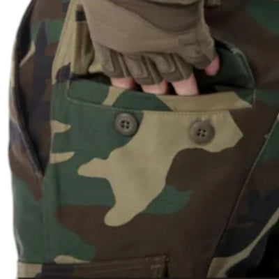 Army cargo camo combat military trousers
