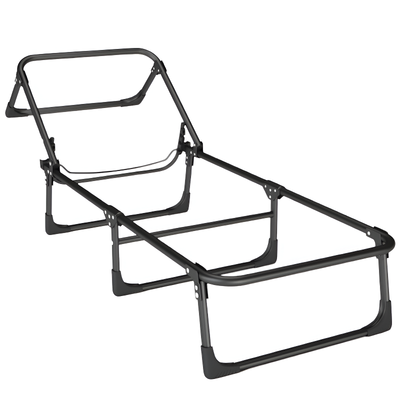 Army green camping beds