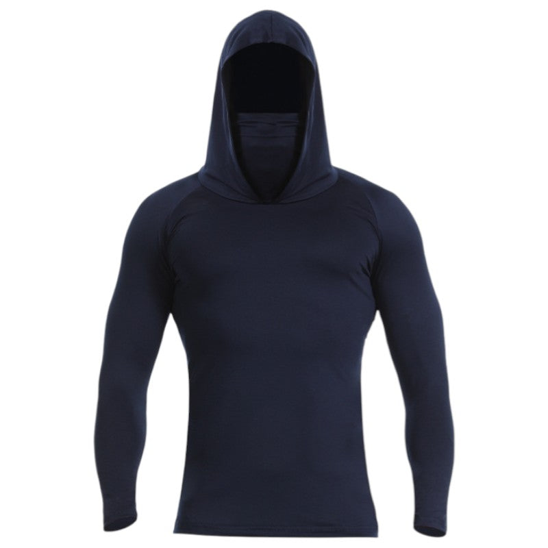 Army long sleeve hooded t shirt