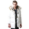 Army Parka Coat with Fur Hood